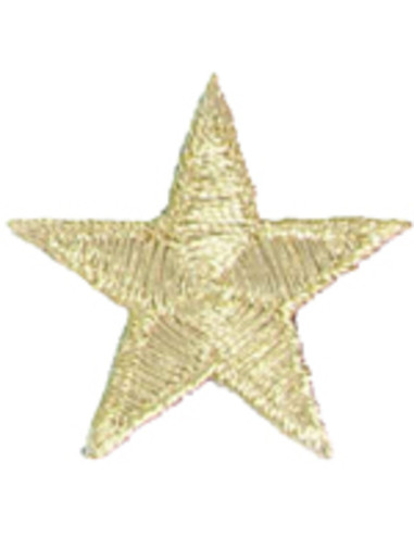 Goldener aufbügelbarer Stern-Patch