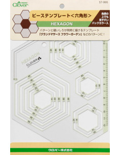 Patchwork-Schablone Hexagone Clover
