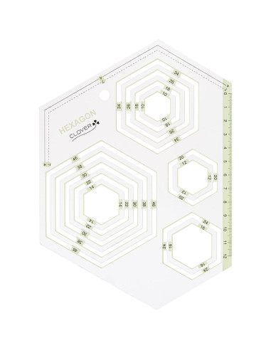 Patchwork-Schablone Hexagone Clover