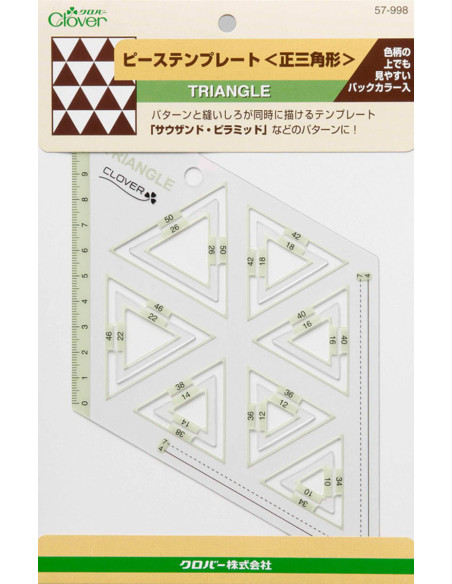 Patchwork-Schablone Dreiecke Clover