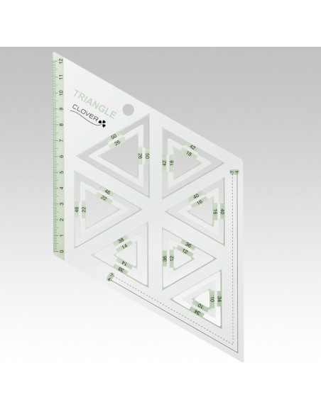 Patchwork-Schablone Dreiecke Clover