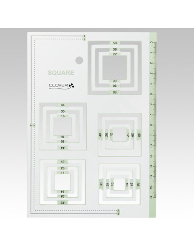 Patchwork-Schablone Quadrate Clover