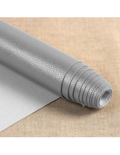 Karla Star Stoffstück 140 cm x 50 cm - Metallisches Silber
