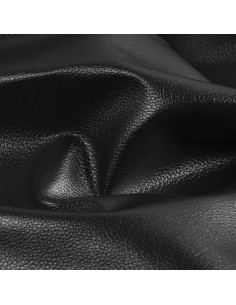 Karla Star Kunstlederstück 140 cm x 50 cm - Metallisch Schwarz 2