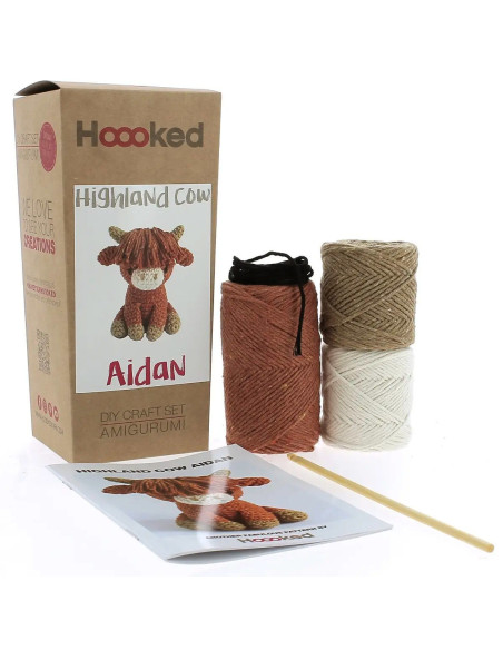 Häkelset - Aidan die Kuh