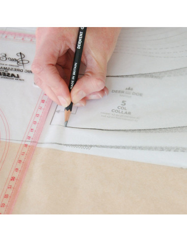 Schwedische Transparentpapierrolle für Schnittmuster - 0,70 cm x 20 Meter