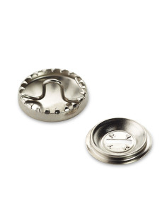Schachtel mit 7 Knöpfen zum Beziehen mit Werkzeug 11 mm 2