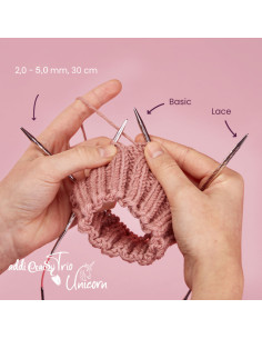 addiCraSyTrio Unicorn Long Nadelset 2