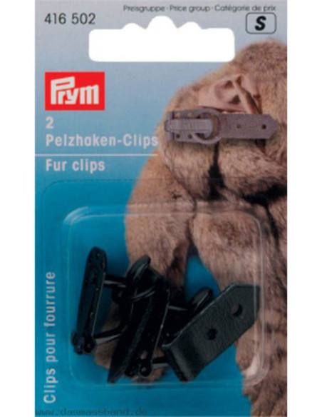 Pelzmäntel Clips - Schwarz