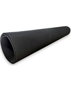 Extra breites schwarzes Gummiband - 45 cm x 1 Meter