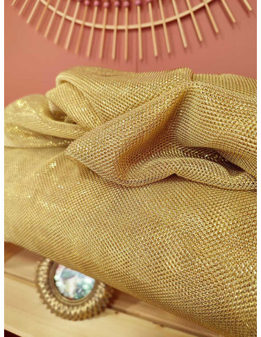 Lurex-Tüll - Gold