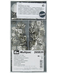 Multipack mit 100 Heftklammern und Klammern
