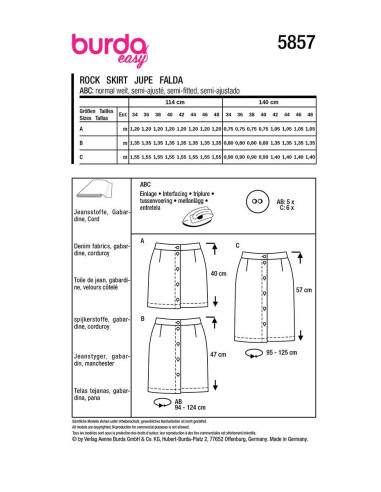 Rockmuster - Burda 5857