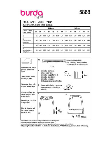Rockmuster - Burda 5868