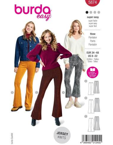 Hosenmuster - Burda 5874