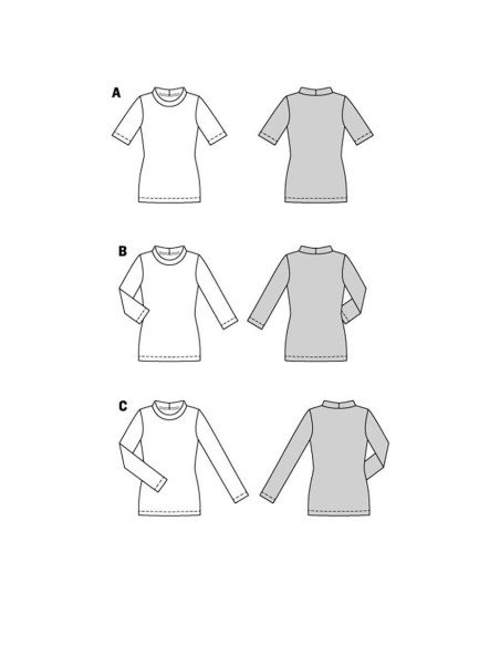 T-Shirt Schnittmuster - Burda 5876