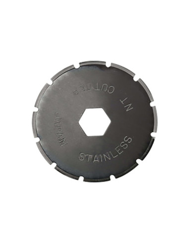 2 Ersatzklingen mit Perforation für ein einziehbares NT Cutter 28 mm