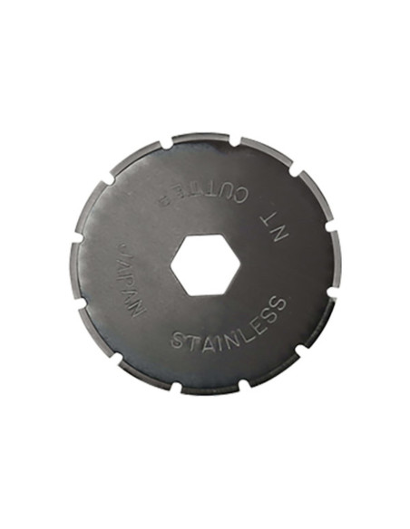 2 Ersatzklingen mit Perforation für ein einziehbares NT Cutter 28 mm