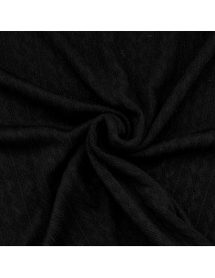 Jacquard-Strickgewebe - Schwarz