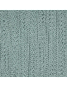 Jacquard-Strickgewebe - Graugrün 2
