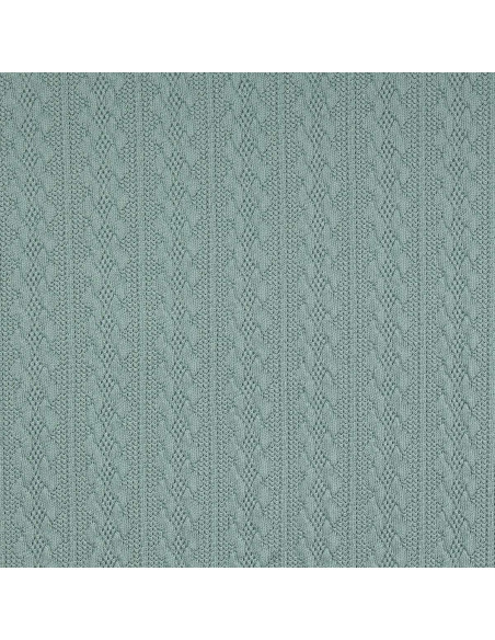 Jacquard-Strickgewebe - Graugrün