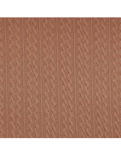 Jacquard-Strickgewebe - Dunkelbeige 2
