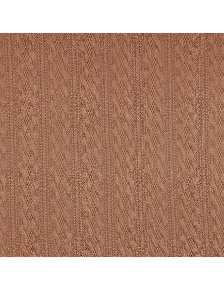 Jacquard-Strickgewebe - Dunkelbeige