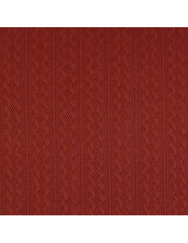 Jacquard-Strickgewebe - Kupfer