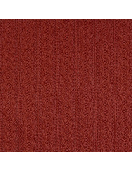 Jacquard-Strickgewebe - Kupfer