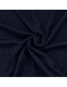 Jacquard-Strickgewebe - Marineblau