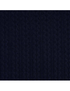 Jacquard-Strickgewebe - Marineblau 2