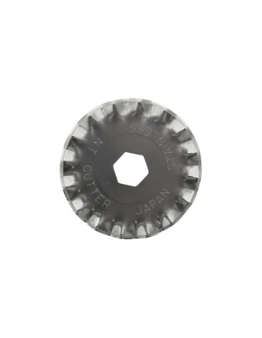 2 Wellenschliff-Ersatzklingen für einziehbaren NT Cutter 28 mm