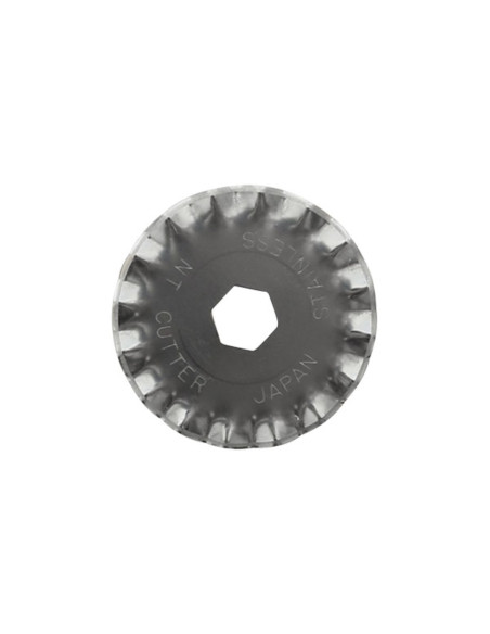2 Wellenschliff-Ersatzklingen für einziehbaren NT Cutter 28 mm