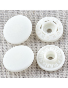 Magische Druckknöpfe ohne Zange 13 mm - Weiß 2