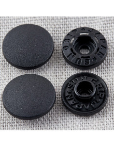 Magische Druckknöpfe ohne Zange 13 mm - Schwarz 2