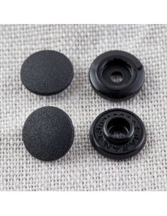 Magische Druckknöpfe ohne Zange 9 mm - Schwarz 2