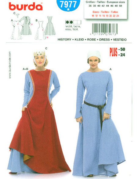 Historisches Schnittmuster - Burda 7977