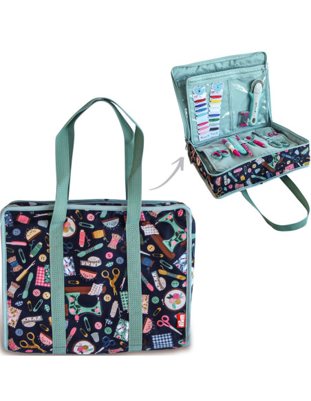 Mehrzweck-Tasche mit mehreren Fächern L Needle & Thread