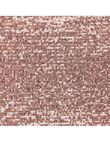 Stretch-Paillettenstoff - Rosa