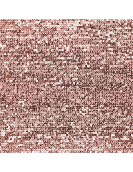 Stretch-Paillettenstoff - Rosa