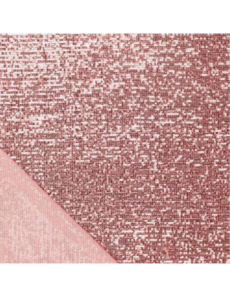 Stretch-Paillettenstoff - Rosa