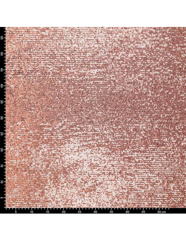 Stretch-Paillettenstoff - Rosa