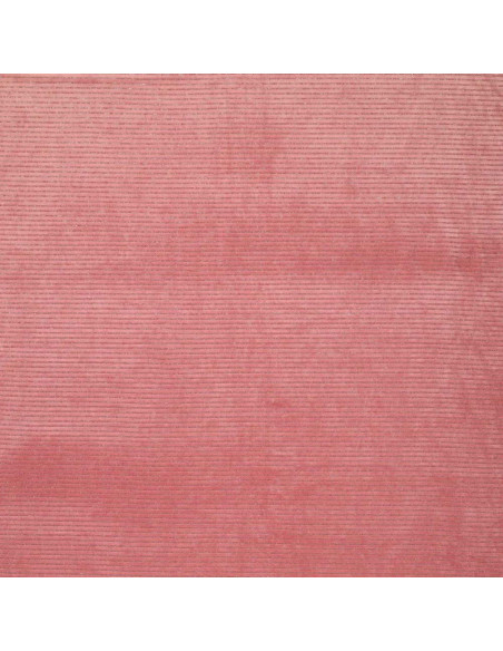 Gestreifter Lurex-Samtstoff - Altrosa