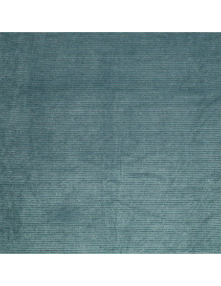 Gestreifter Lurex-Samtstoff - Blau-Grau