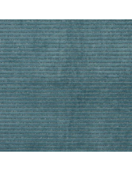Gestreifter Lurex-Samtstoff - Blau-Grau