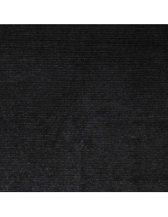 Gestreifter Lurex-Samtstoff - Schwarz 2