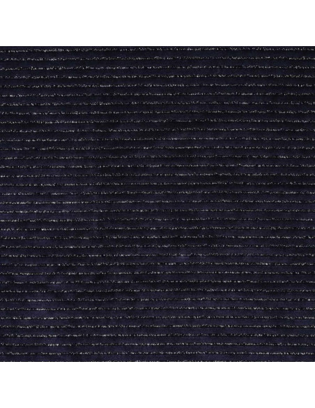Gestreifter Lurex-Samtstoff - Marineblau
