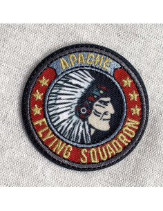 Aufbügelbares Abzeichen Wappen - Apache Flying Squadron
