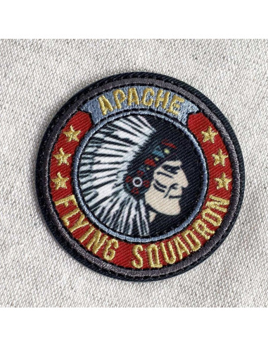 Aufbügelbares Abzeichen Wappen - Apache Flying Squadron