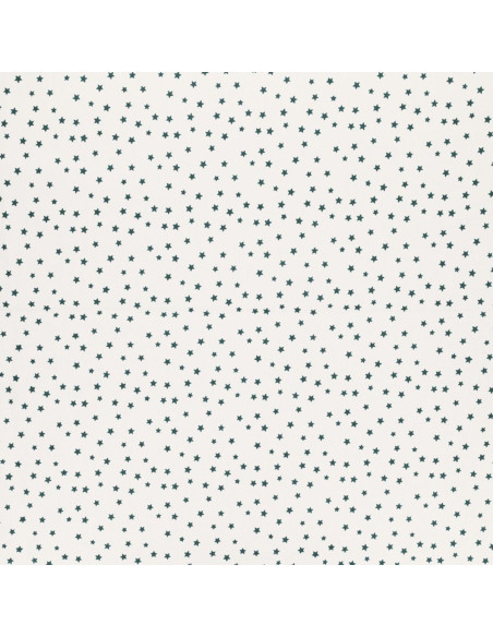 Baumwoll-Popeline-Fantasie-Stoff - Blaue Sterne